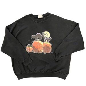 Black Cat Sweater(Hanes)